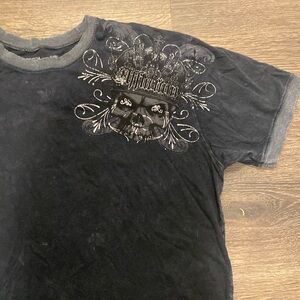 Affliction Men’s Black T-Shirt Medium